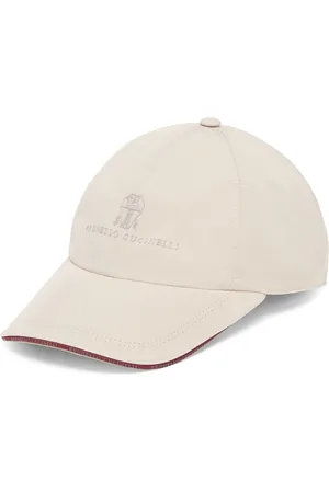 Brunello Cucinelli Kasket med broderet logo