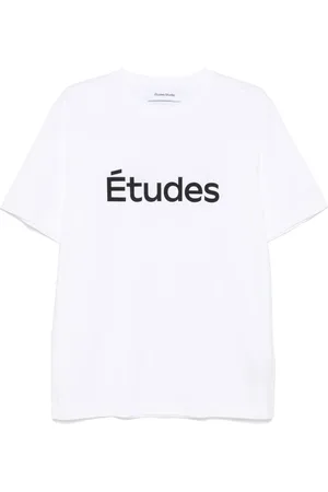 Etudes T-shirt med logotryk