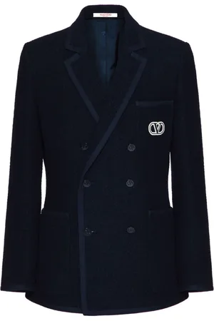 VALENTINO GARAVANI Dobbeltradet VLogo Signature blazer i bouclé
