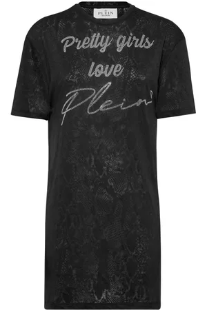 Philipp Plein Kortærmet T-shirt-kjole