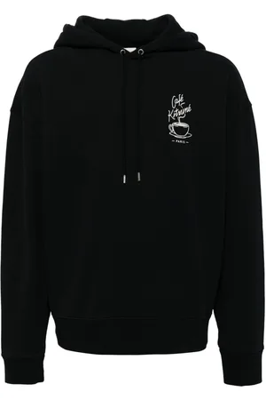 Café Kitsuné Hættetrøje med broderet logo
