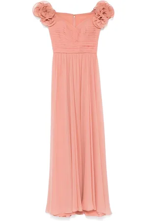 Elie saab Silkekjole med off-shoulder-snit