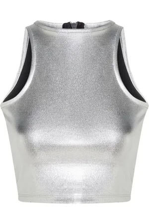 Karl Lagerfeld Metallisk tanktop