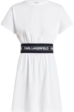 Karl Lagerfeld T-shirt-kjole med logobånd