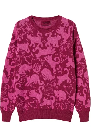 Twin-Set Mønstret sweater i jacquard