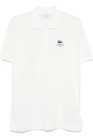 Lacoste Polo med klassisk pasform og signaturtryk