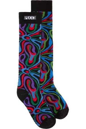 Puccini Strømper med Marmo-jacquard