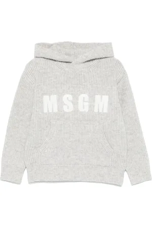Msgm Hættetrøje med broderet logo