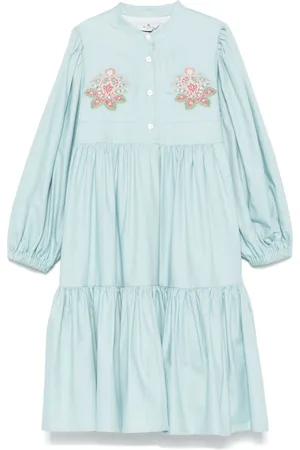 Etro Kjole med blomster-broderi
