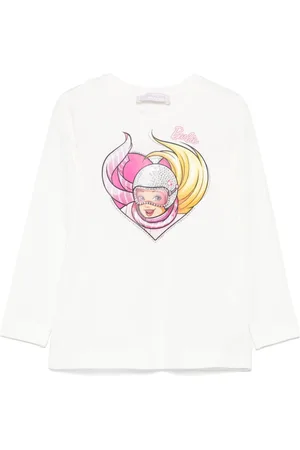 MONNALISA X Barbie T-shirt med hjertemotiv