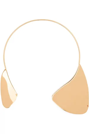 Jil Sander Choker-halskæde med indgraveret logo