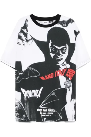 GCDS T-shirt med Dracula-tryk