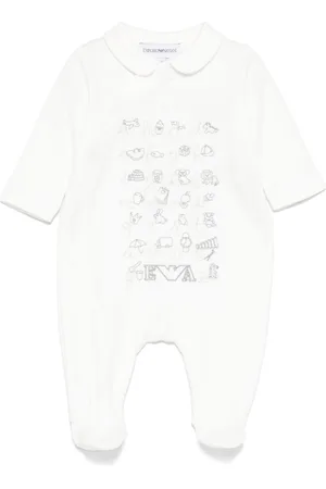 Emporio Armani Pyjamas med broderet motiv