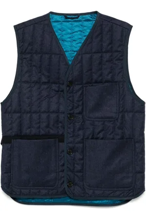 Paul Smith Quiltet vest i flannel