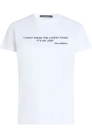 Karl Lagerfeld T-shirt med citat