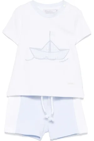 PATACHOU Shortssæt med bådbroderi