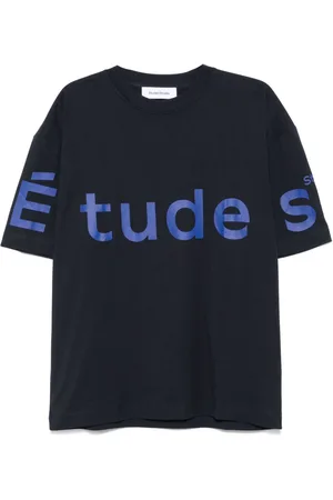 Etudes T-shirt med logotryk
