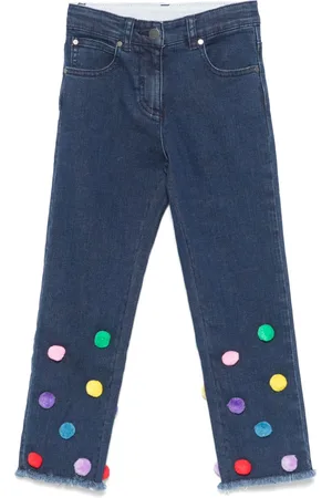 Stella McCartney Jeans med pompondetalje