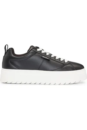 HUGO BOSS Sneakers med logomærke og plateausål