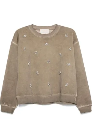Kaos Sweatshirt med krystaludsmykning