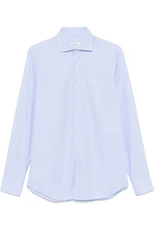 Tintoria Mattei Polo i silke med jacquard-mønster