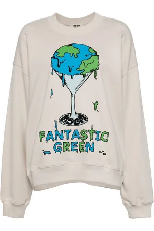 Msgm Sweatshirt med grafisk tryk