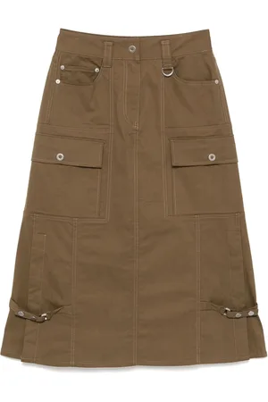 3.1 Phillip Lim Lige nederdel med dekorative knapper
