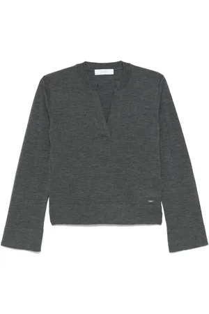 Kaos Sweater med V-hals