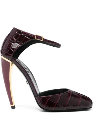 Roberto Cavalli 125 mm pumps med præget læder