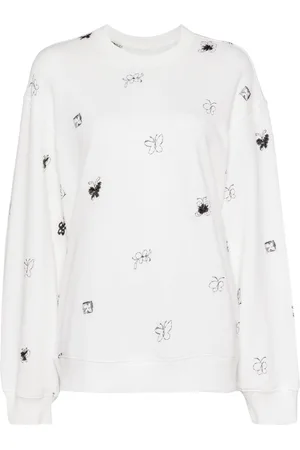 JNBY Sweatshirt med sommerfugle-udsmykning