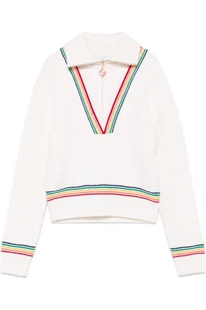 Casablanca Column Stitch-sweater