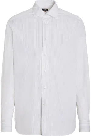 Ermenegildo Zegna Stribet skjorte