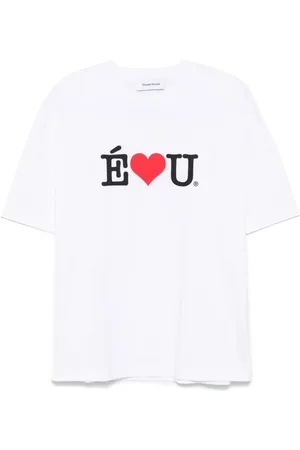 Etudes T-shirt med slogantryk