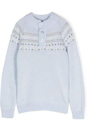 PATACHOU Intarsiastrikket sweater