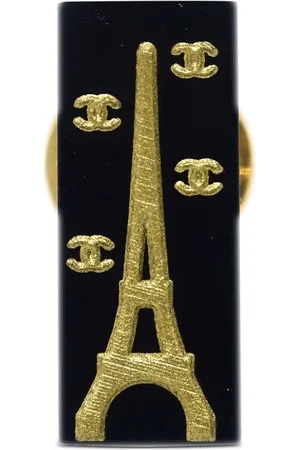 CHANEL CC Eiffeltårn-broche fra 2005