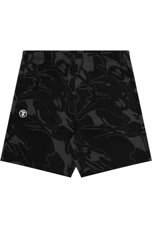 A Bathing Ape Shorts i jacquard med logotryk