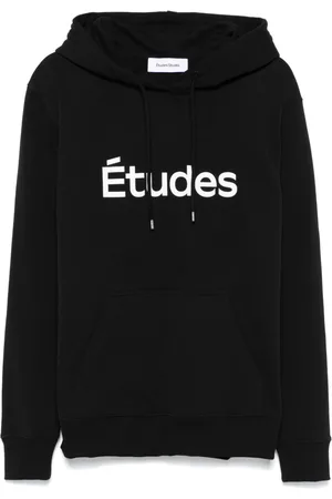 Etudes Hættetrøje med logotryk