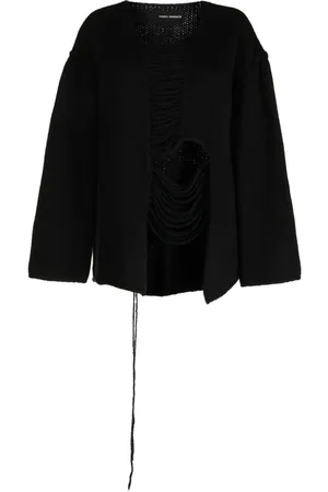 ISABEL BENENATO Oversize trøje med slitageeffekt