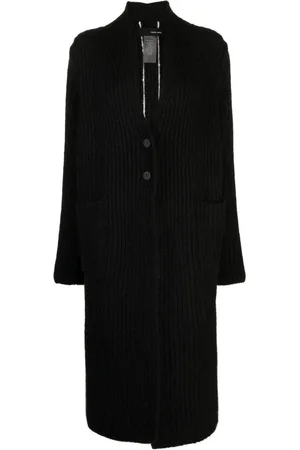ISABEL BENENATO Ribstrikket enkeltradet blazer