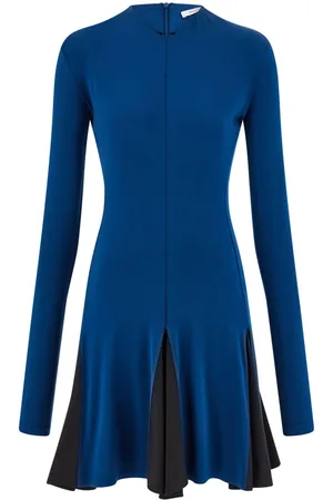 Salvatore Ferragamo Skaterkjole med colourblocking