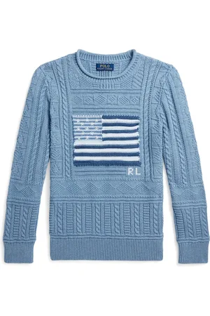 Ralph Lauren Flag trøje i bomuld