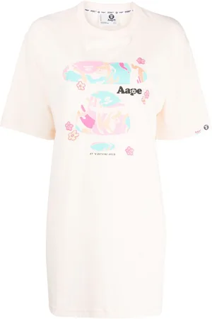 A Bathing Ape T-shirt i jersey med logotryk