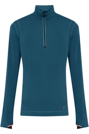 Moncler Polartec sweatshirt med kort lynlås