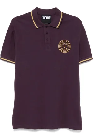 VERSACE Polo med V-mærke