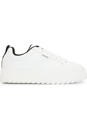 HUGO BOSS Sneakers med logomærke og plateausål
