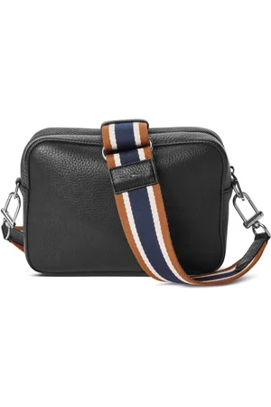 SHINOLA Camera crossbody-taske i grynet læder