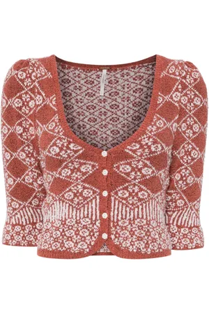 Free People Blomstret cardigan