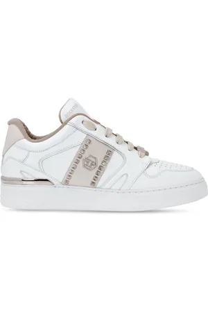 Philipp Plein Lædersneakers med nitteudsmykning