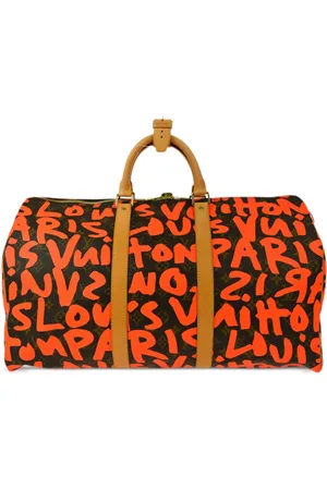 LOUIS VUITTON Graffiti Keepall 50 duffle-taske fra 2009