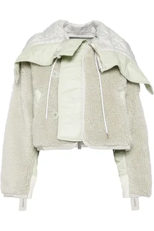SACAI Fleecejakke med paneldesign